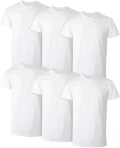Hanes Men's Undershirt Packs, Stay-Tucked Soft Cotton Undershirts, Best Undershirts for Men, White/Black/Asstd