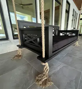 The Poole - Hanging Porch Bed Swing - Hanging Daybed - Outdoor Swing