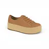 Brazilian Platform Tennis Shoes for Women Stylish Comfortable Green Flatforms Perfect for Summer Games Synthetic Material