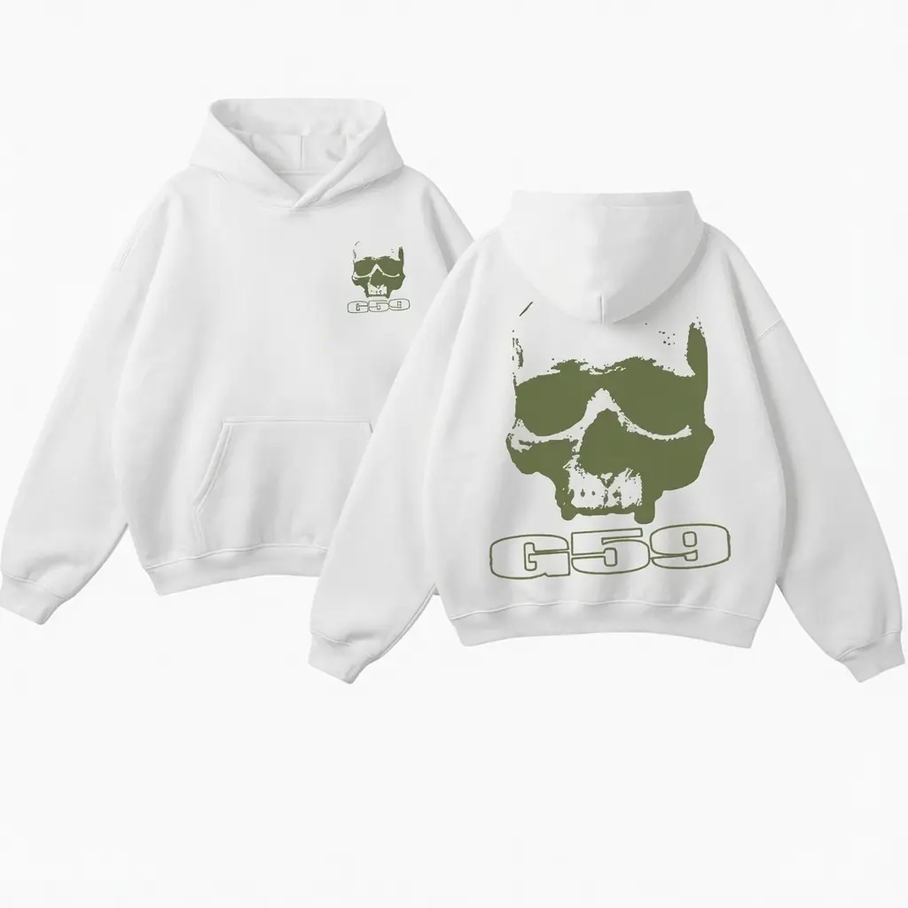 Men's SB G59 Graphic Hoodie - Oversized, Long Sleeve Rapper Hip-Hop Sweatshirt for Fans, Sweatshirts