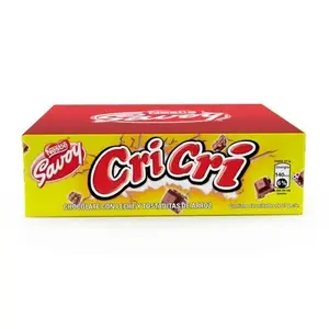 Savoy Cri Cri Box - 12 Unidades | Venezuelan Milk Chocolate with Crisped Rice