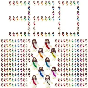 320-Piece Mini Jesus Figurine in Bulk Pocket Jesus Loves You Religious Party Gifts Sunday School Baptism Presents Easter Egg Stuffing
