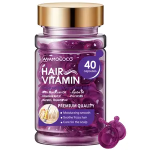 Vitamin B5 Enriched Hair Care Capsules Moisturizing Hair Care 40/box Moroccan Hair Care Vitamin Enriched Capsules