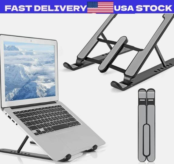 Portable Laptop Stand Adjustable Foldable Notebook Tablet Holder Computer Desk