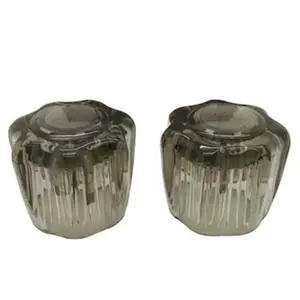 212 MAIN DURA FAUCET DFRKS Smoked Acrylic Hot/Cold Knobs - Smoke Finish, Pair Pack Replacement Set for Sports Collectibles Accessories