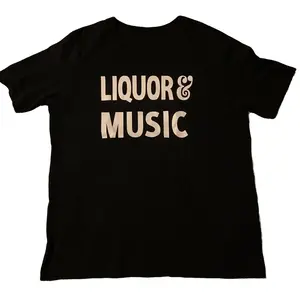 Number (n)ine liquor and music t-shirt