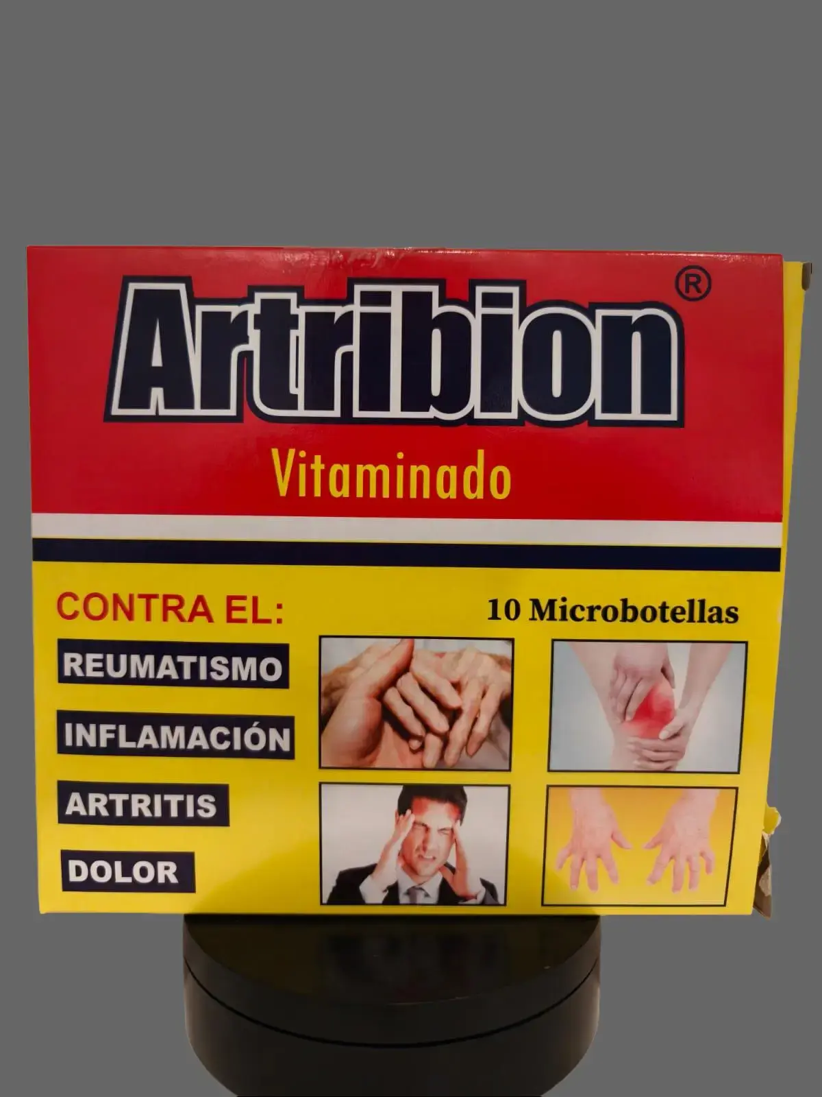 Artribion ​​Antireumatico and Antineurotico Vitaminado Drinkable Youth Formula Analgesic Antiinflammatory Antirheumatic Antineuritic 10 Microbottles of 15ml Healthcare