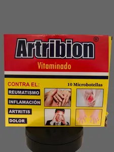 Artribion Antireumatico and Antineurotico Vitaminado Bebible Youth Formula Analgesic Antiinflammatory Antirheumatic Antineuritic 10 Microbottles of 15ml Healthcare
