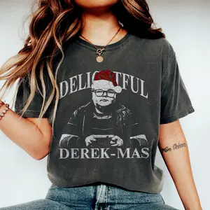 Vintage Delightful Derek Shirt, Derek Funny Quotes Tee, Funny St5 Movie T-Shirt,  Stranger Things Shirt, Movie Gift For Fans