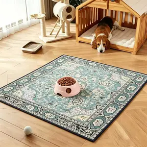 36x41 Inch Washable Dog Pee Pad, Non-Slip Leak-Proof Thick Pet Urine Barrier, Reusable Dog Crate Floor Mat, Universal Pet Bed Liner