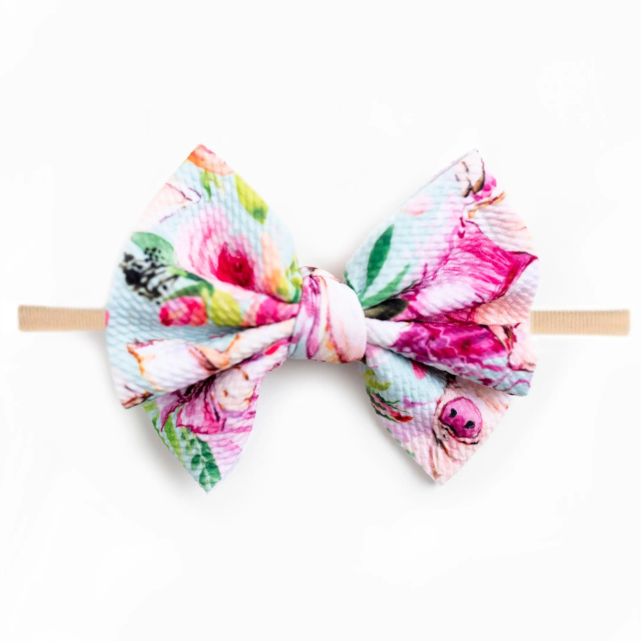 Hogs and Kisses Nylon Bow