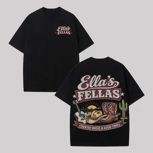 Ella’s Fellas Dandelion Tour Cotton Shirt, Ella Langley Country Rock Fan Tee, Alabama Girl Style Graphic Shirt, Vintage 90s Country Music Aesthetic Tee, Ella Graphic Gift for Music Lovers