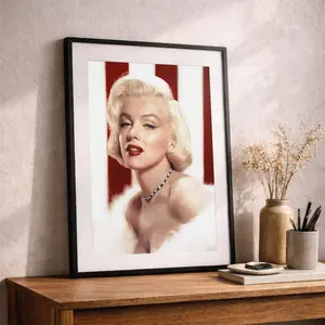 Marilyn Monroe Vintage Poster, Celebrity Prints, Old Actress Print, Beautiful Woman Poster, Wall Art Decor, Fine Art Print, Iconic People