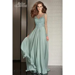 Clarisse -M6215 Beaded Chiffon Prom Dress