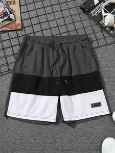 Men's Drawstring Breathable Fitness Shorts, Casual & Sports Clothing, Ideal for Gym and Outdoor Activities, Comfortable and Stylish