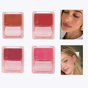 Blush Cream Pastel Pink Rose Gloss Blend - Suitable for Cosmetic Use, Pink Flawless Makeup, Multiple Colors, Easter ,Vibrant Chunxing Peach mini makeup products