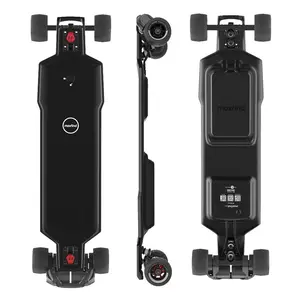 Maxfind FF BELT High Performance Electric Skateboard, Street Longboard with Remote, 3000W Hub Motors, 25 Miles Range, 28 Mph Speed, Quick Battery Swap Design