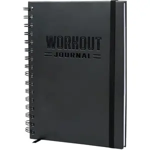 Nextnoid Hardcover Fitness Journal Workout Planner for Men & Women - A5(5.7" x 8.3") Sturdy Workout Log Book to Track Gym & Home Workouts