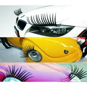 Headlight Eyelash Sticker Car Eyelashes Car False Eyelashes Car Sticker Electric Eye Sticker (2 Pack)