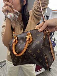 Pre-owned Louis Vuitton cancas Crossbody Bags lv speedy 25crossbody bad