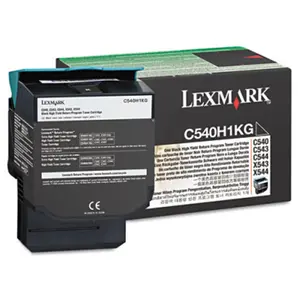 Lexmark LEXC540H1KG Black Laser Printer Cartridge for Lexmark Br X544N, 1-Hi Rtn Prog, 2500 Pages, Consistent Results