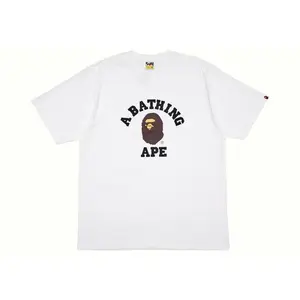 BAPE Men's College Tee White, from StockX