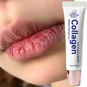 Collagen Anti-Fracture Lip Balm, Moisturizing and Nourishing, Reduces Fine Lines, Prevents Chapping and Peeling, Unisex, Hydrating Repairing Lip