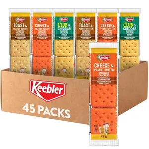 Keebler Sandwich Crackers, Lunch Snacks, Variety Pack (45 Packs)