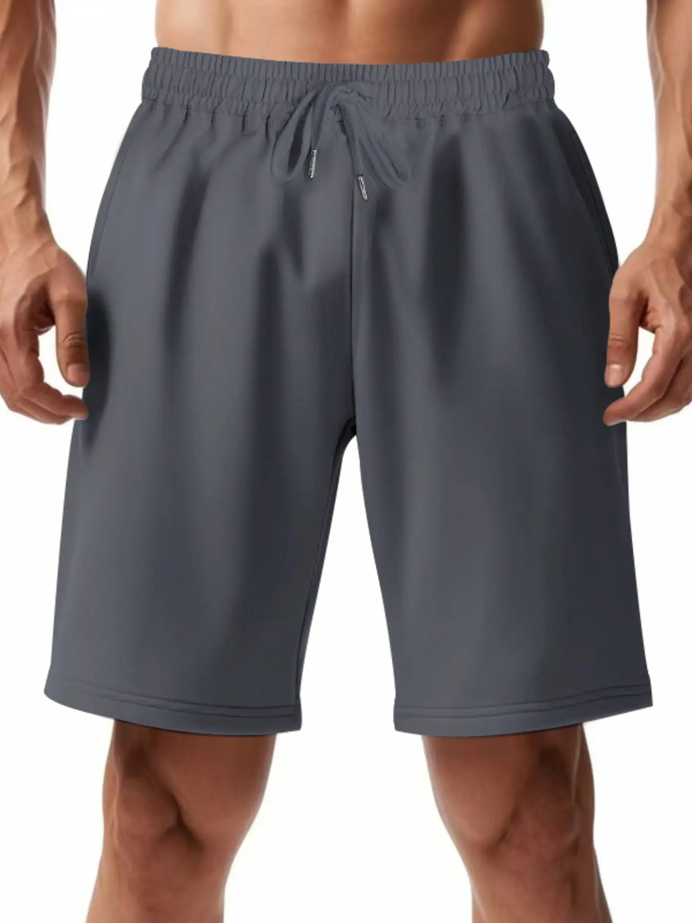 Men's Full Size Casual Drawstring Shorts Plus Size
