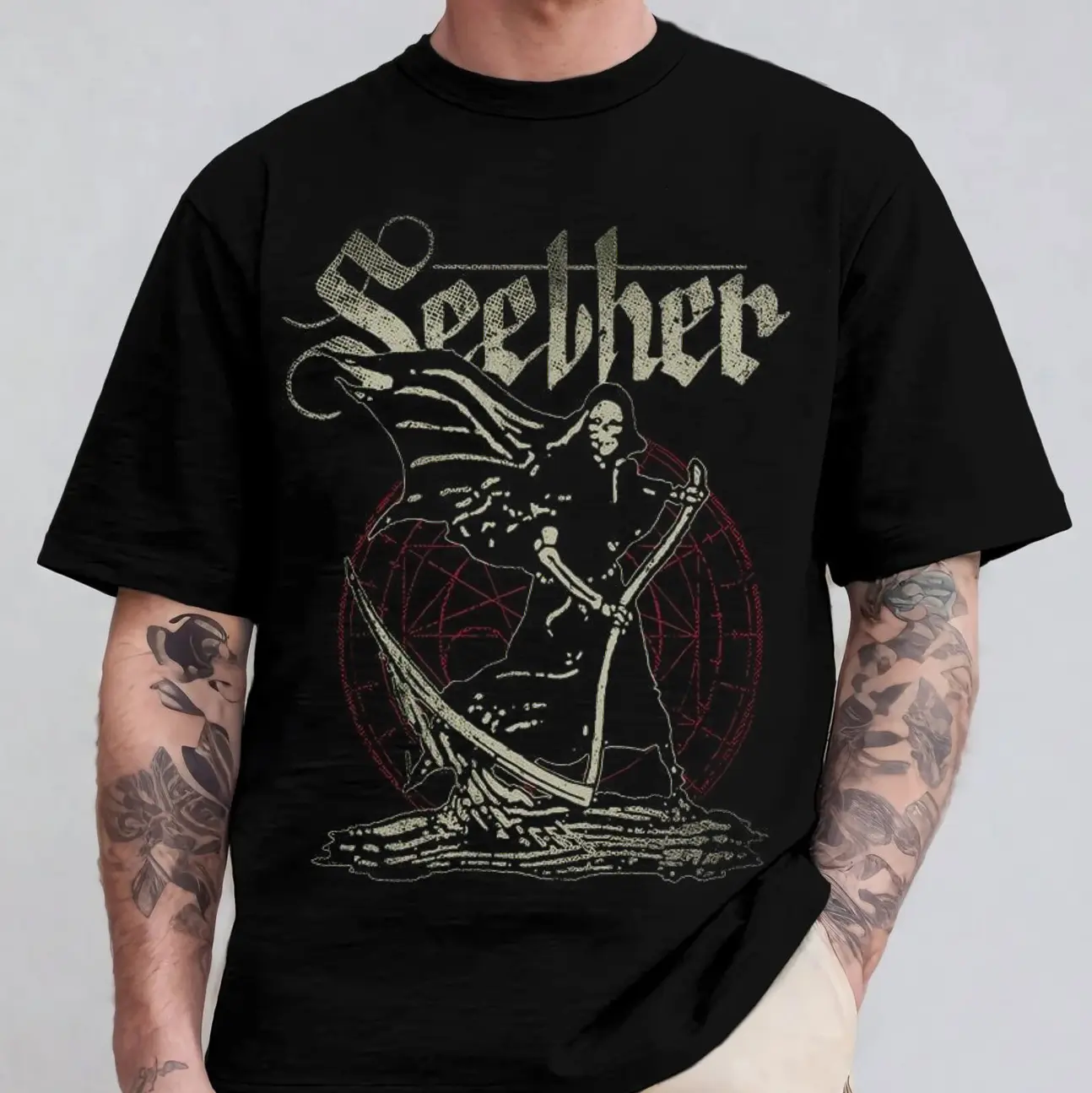 Seether Band Graphic T-Shirt for Men Women S to 5XL