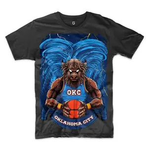OKC Basketball Men's T-Shirt, San Antonio Basketball Men's, Retro 90s Bootleg Game Day Tshirt