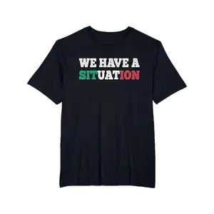 We Have a Situation New Jersey Garden NJ Shore Italian Flag T-Shirt, 180g