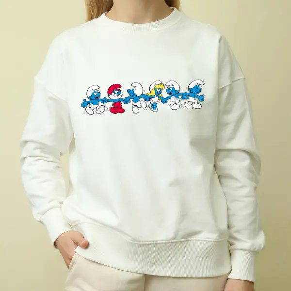 Smurfs Friends Shirt, Smurfs Family, The Smurfs Movie, Funny Quotes Sweatshirt Hoodie