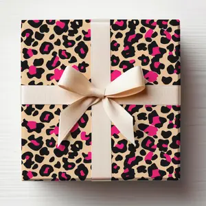Cheetah Print Wrapping Paper Pink Animal Print Wrapping Paper Roll Cheetah Gift Wrap Roll Pink Animal Print Gift Wrap