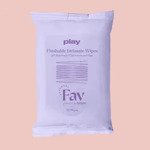Play Flushable Intimate Wipes