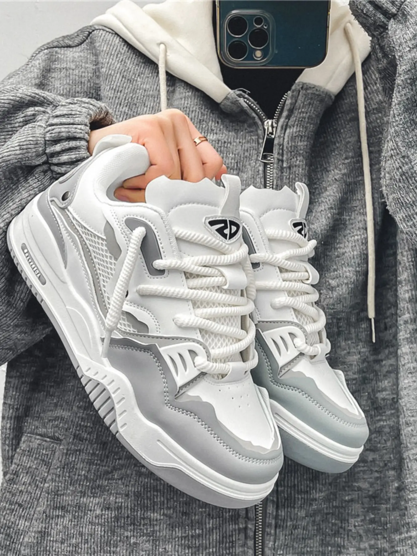 Men's Spring & Fall 2026 Retro Casual Sports Shoes, Summer Anti-Slip Platform Sneakers, Fashion Walking Sneakers, Couple Matched Versatile Footwear, Classic Chunky Sneakers, Thick Soled Sneakers, Fashionable Versatile Sneakers