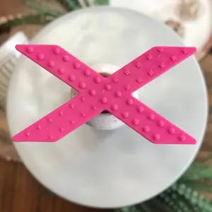 Heavy Chewer Dog Toy - BPA Free - Cheese flavored - Long Lasting - Indestructible - Decker's Dog Supplies BarX Chew (Pink)