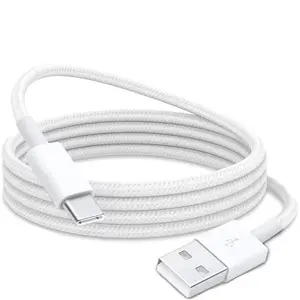 RESBYER 60W Super Fast Charging USB Type C Cable, USB A to USB C Charging Cable, Phone Accessories Compatible with Samsung Galaxy iPhone 15 15 Plus 15 Pro 15 Pro Max, Fast Charging Solution