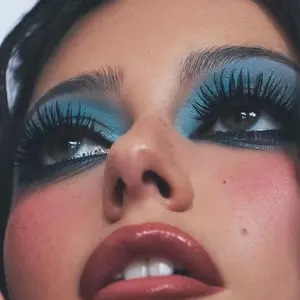 Shimmer Eyeshadow Stick, Blue Eye Shadow, Long Lasting Waterproof Brightening Multi Color Eyeshadow Pen, Cat Eye Smokey Makeup, Glitter Shimmer Eyeshadow