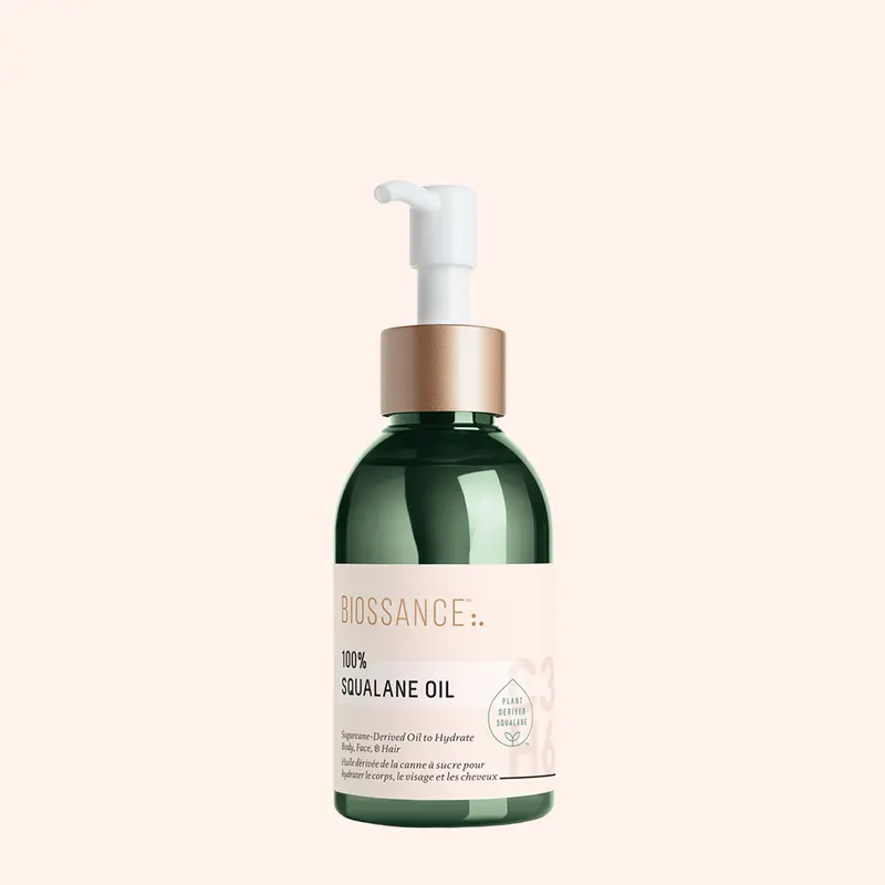 Biossance 100% Squalane Oil - Sustainable, Vegan Face Oil & Body Oil - Hydrating, Fast-Absorbing Moisturizer - Ideal for Oily Skin, Face, Hair - Organic Sugarcane-Derived Squalane