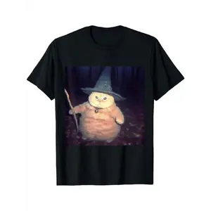 Wizard Cat Halloween T-Shirt – Funny Cat Meme Graphic Tee for Men & Women