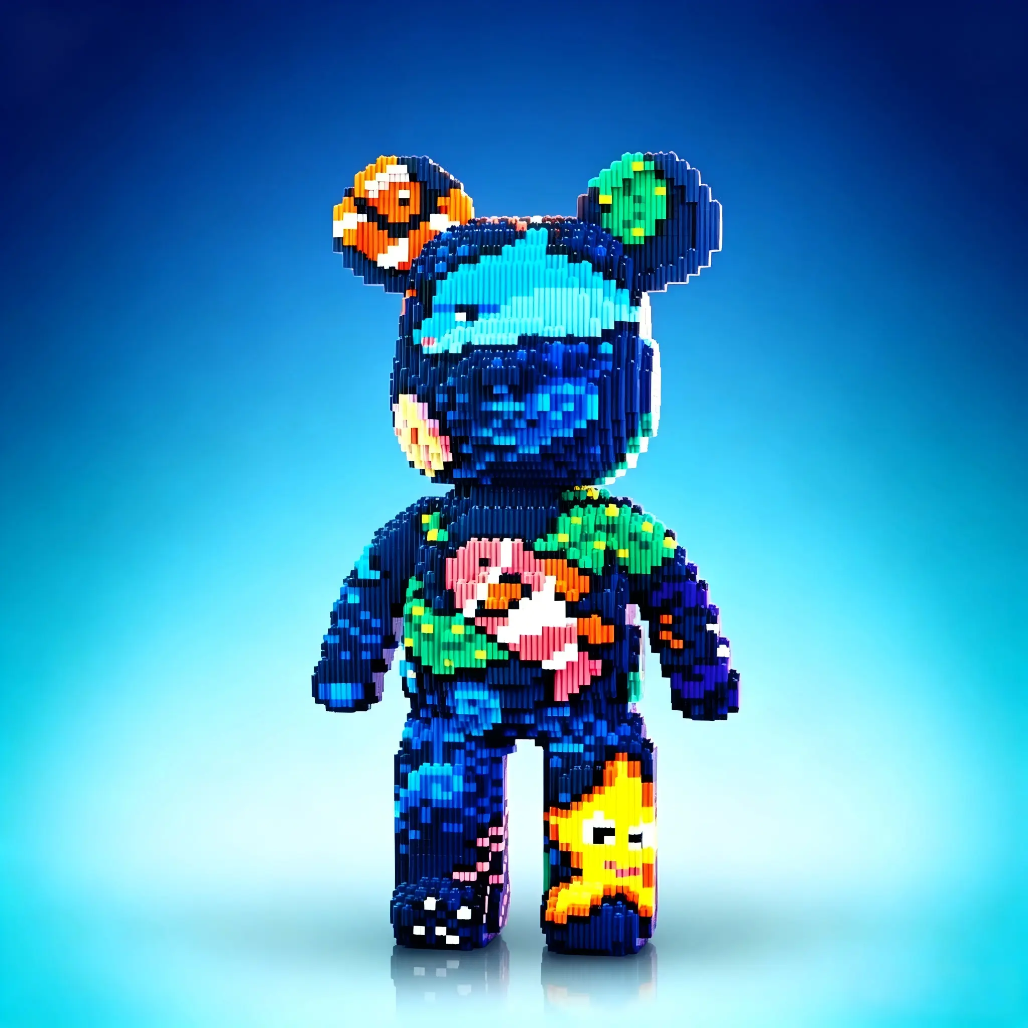 【SummerVibes】Underwater World Bear,Bear Building Block,MPINUS building block,Bear Toys,Christmas Gift,Trend Decoration,Perfect Birthday&Boyfriend Gift,Twilight Oddities Series tiktokshopbacktoschool