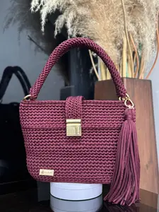 ARTESANA — Luxe Crochet Tassel bag