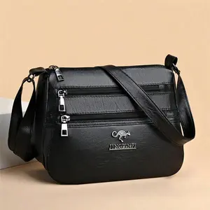 2023 New Arrival Soft Touch Multi-layered Women's Bag With Large Capacity, Can Be Used As Shoulder Bag And Crossbody Bag