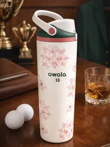 Owala Azalea 13 FreeSip 30oz Water Bottle | Floral Print Leakproof Insulated Stainless Steel Tumbler Cute Aesthetic Travel Cup for Daily Use