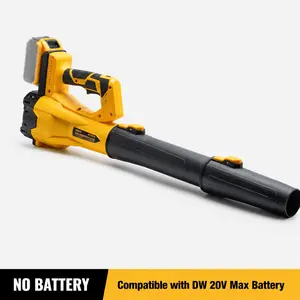 (No battery) Cordless Leaf Blower Compatible With Dewalt 20V Max Battery Electric Leaf Blower 6 Speed Modes for Lawn Care Yard Maintenance Tool Only