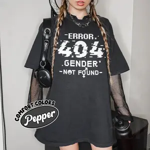 LGBT Pride Comfort Colors Shirt, Gender Not Found Funny Pride Month Shirts, Equal Rights, Social Justice Pride Gift