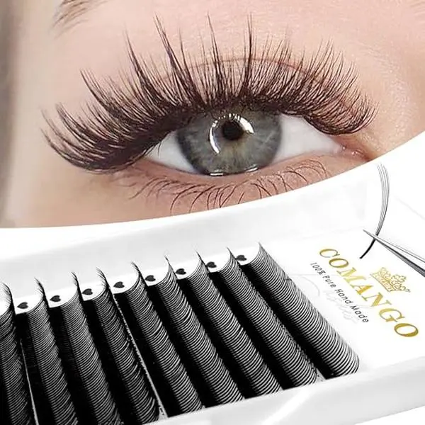 CoMango 5D Flora Spikes Lashes Spikes Lash Extensions Flower Wispy Eyelash Extensions C/D Culry Individual Premade Fans 5D Spikes Lashes Volume Lashes Natural Look(0.07-D-Mix8-15mm)