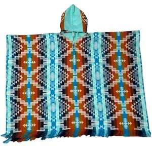 Geometric Poncho - Clothing Accessory