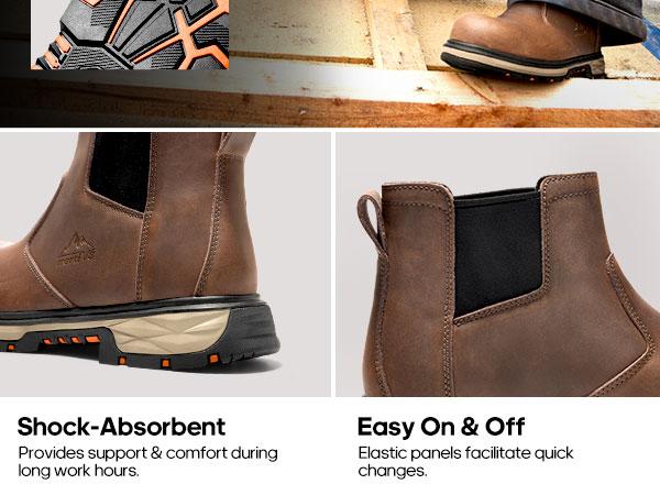 NORTIV 8 Men's Industrial Work Boots